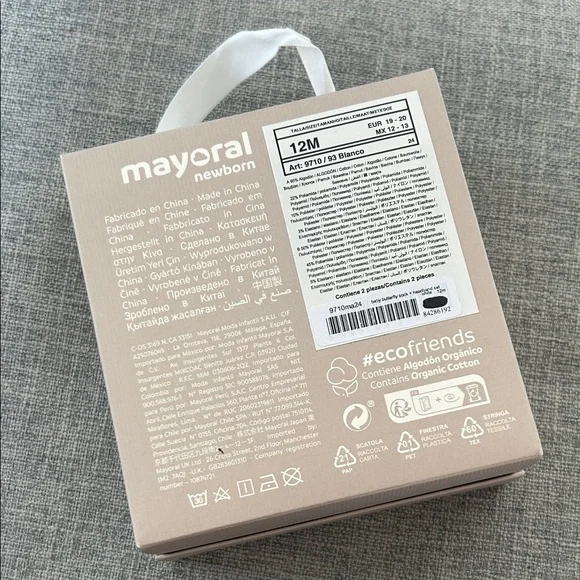 Mayoral Newborn White Lace socks and headband in Gift Box - Picture 2 of 3